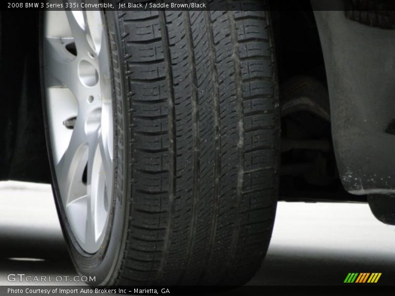 Jet Black / Saddle Brown/Black 2008 BMW 3 Series 335i Convertible