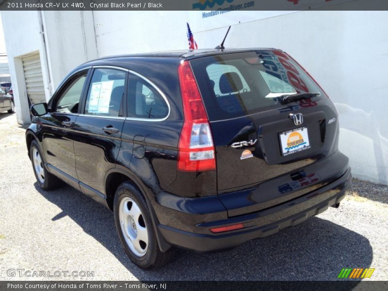Crystal Black Pearl / Black 2011 Honda CR-V LX 4WD