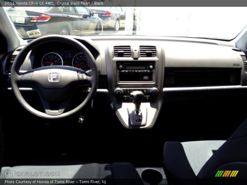 Crystal Black Pearl / Black 2011 Honda CR-V LX 4WD