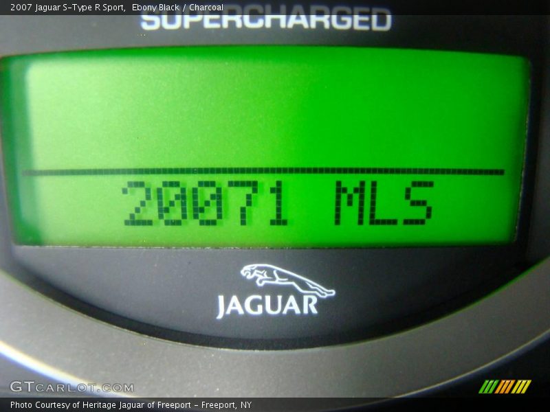 Ebony Black / Charcoal 2007 Jaguar S-Type R Sport