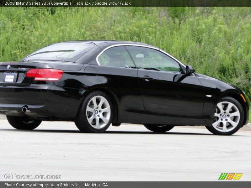 Jet Black / Saddle Brown/Black 2008 BMW 3 Series 335i Convertible