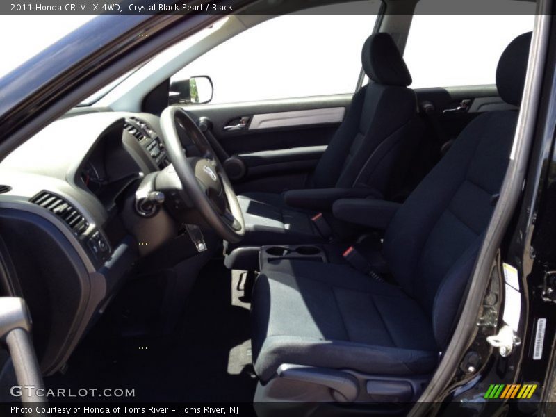 Crystal Black Pearl / Black 2011 Honda CR-V LX 4WD