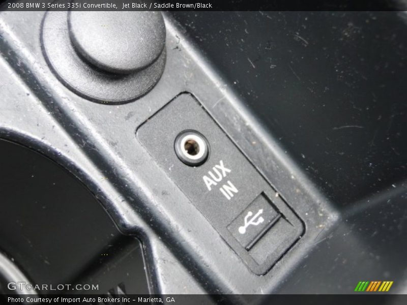 Jet Black / Saddle Brown/Black 2008 BMW 3 Series 335i Convertible