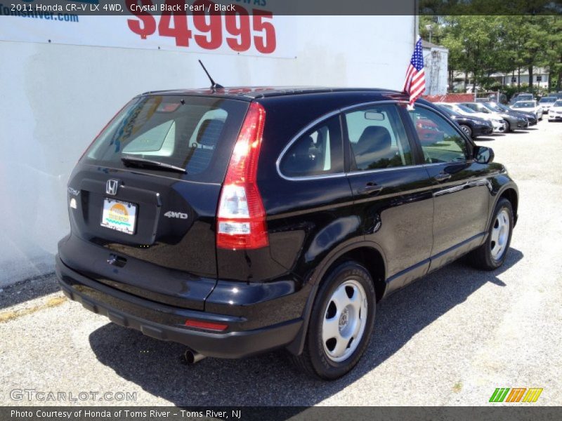 Crystal Black Pearl / Black 2011 Honda CR-V LX 4WD