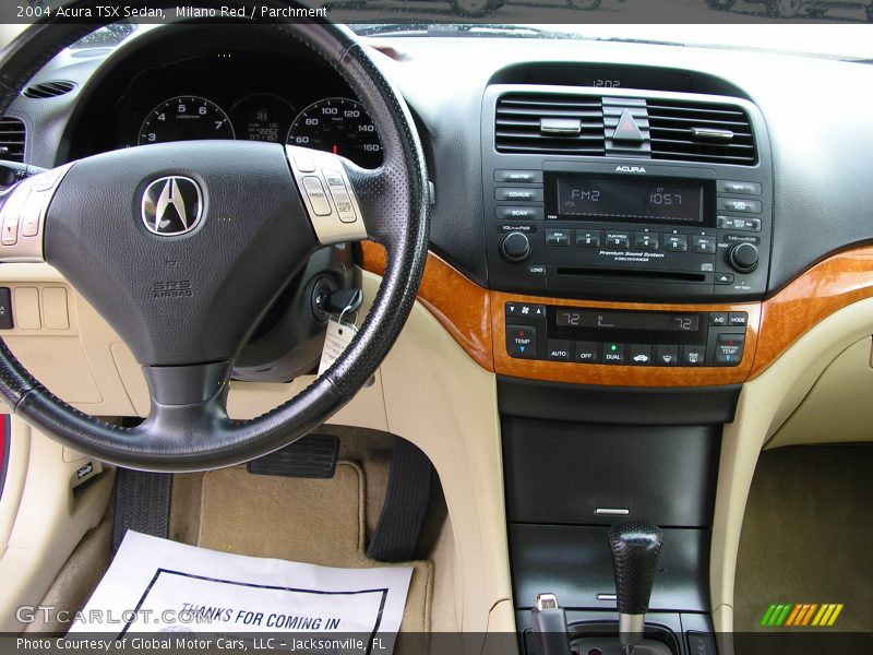 Milano Red / Parchment 2004 Acura TSX Sedan