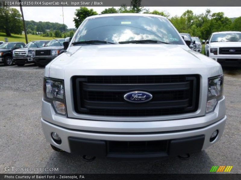 Ingot Silver / Black 2014 Ford F150 FX4 SuperCab 4x4