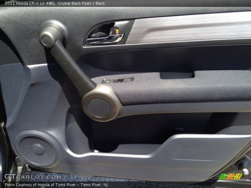 Crystal Black Pearl / Black 2011 Honda CR-V LX 4WD