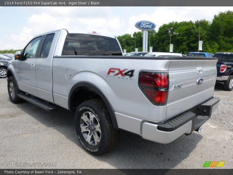 Ingot Silver / Black 2014 Ford F150 FX4 SuperCab 4x4