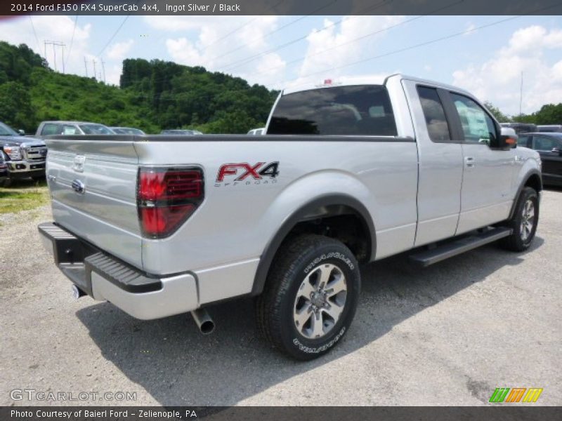 Ingot Silver / Black 2014 Ford F150 FX4 SuperCab 4x4