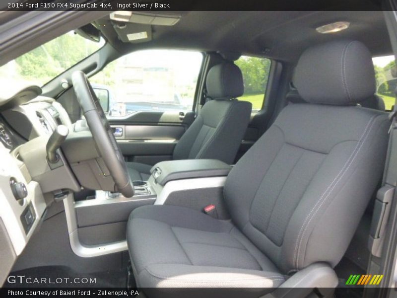 Ingot Silver / Black 2014 Ford F150 FX4 SuperCab 4x4