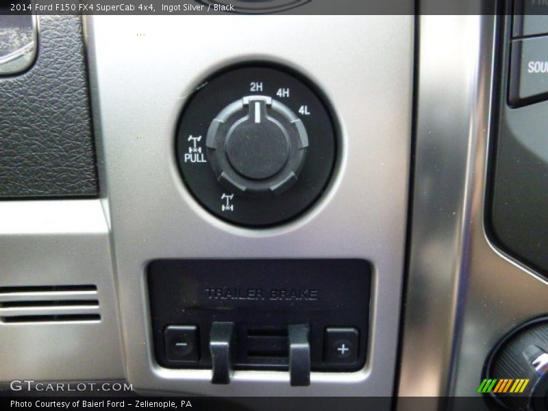 Ingot Silver / Black 2014 Ford F150 FX4 SuperCab 4x4