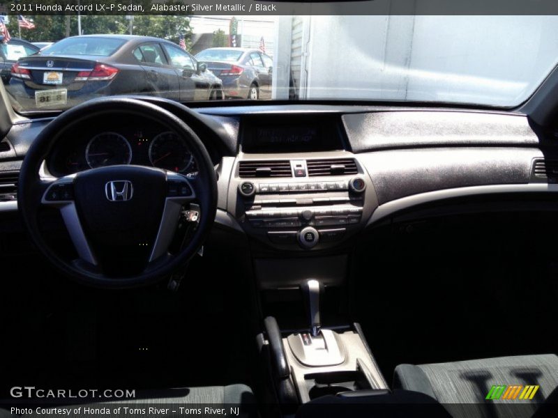 Alabaster Silver Metallic / Black 2011 Honda Accord LX-P Sedan