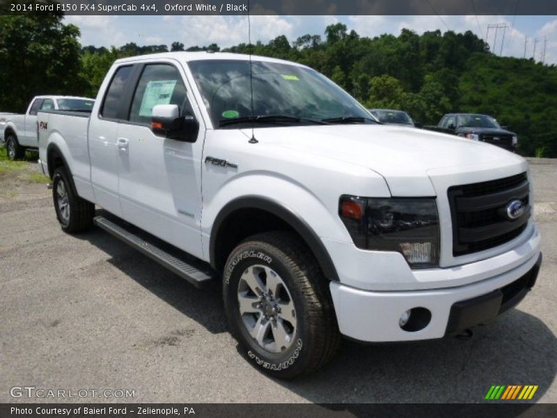 Oxford White / Black 2014 Ford F150 FX4 SuperCab 4x4