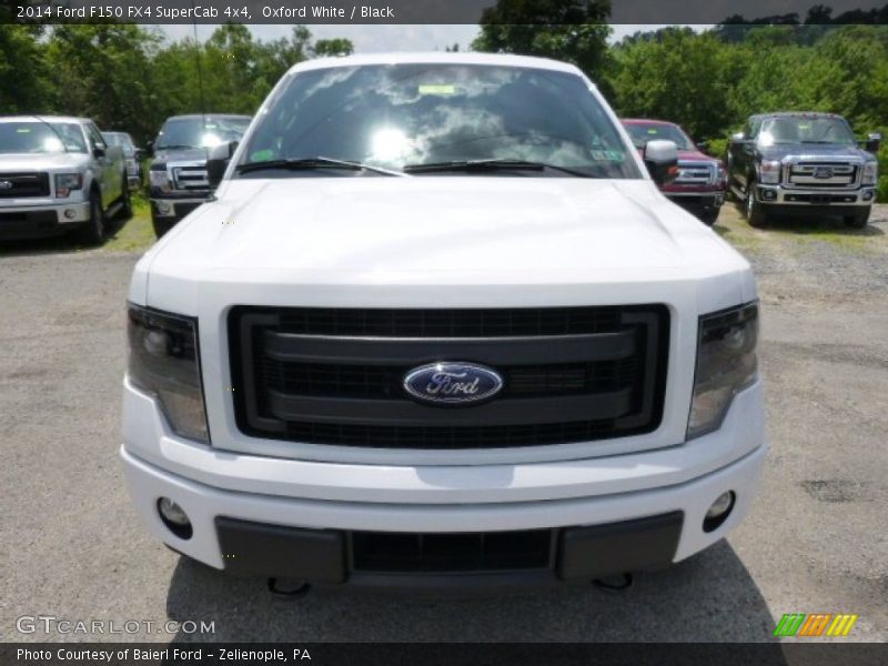 Oxford White / Black 2014 Ford F150 FX4 SuperCab 4x4