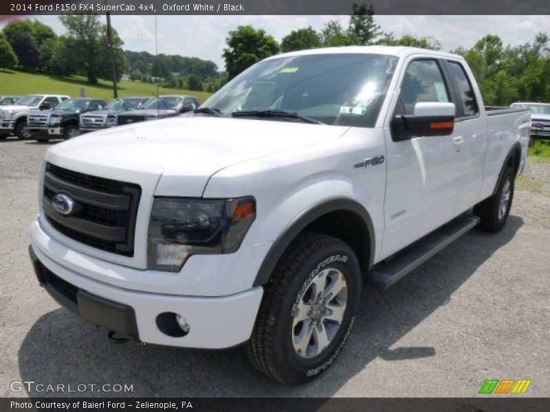 Oxford White / Black 2014 Ford F150 FX4 SuperCab 4x4