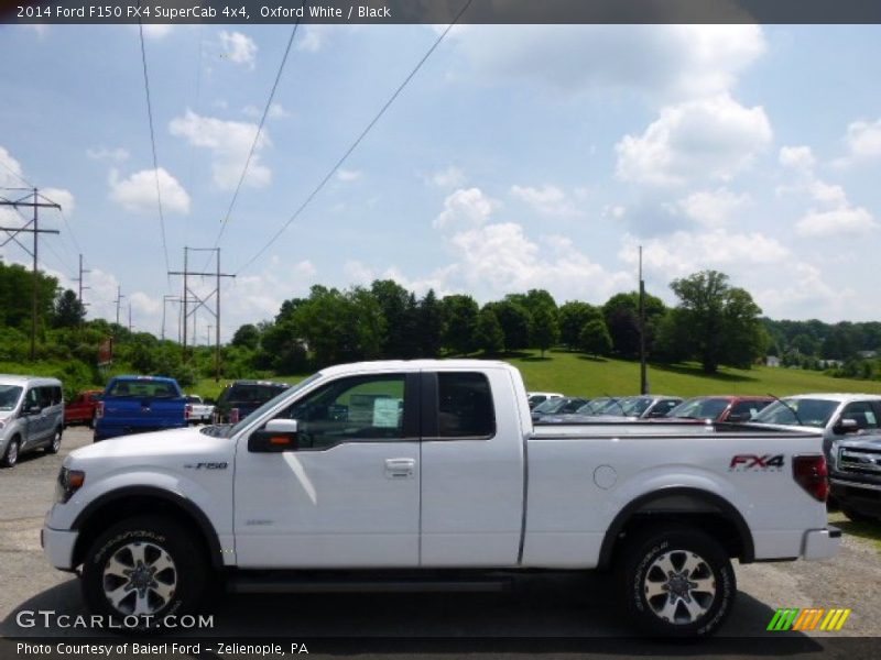 Oxford White / Black 2014 Ford F150 FX4 SuperCab 4x4