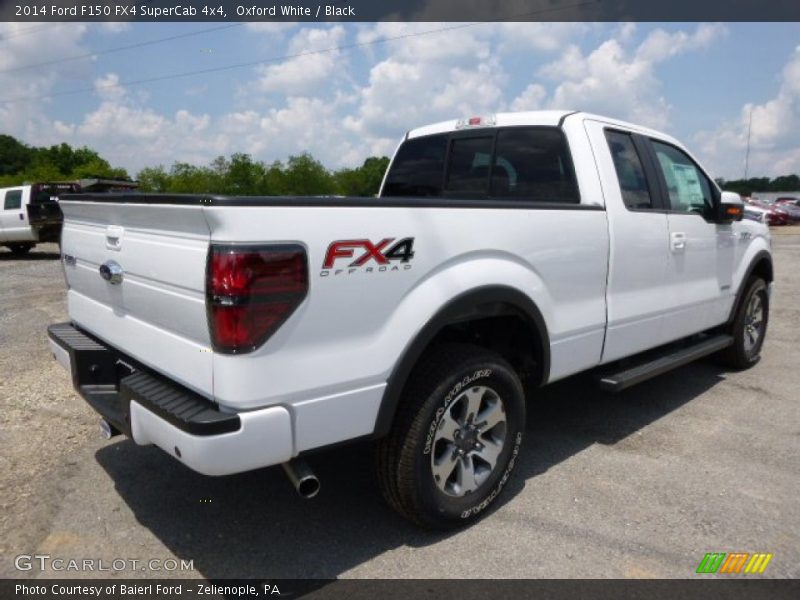 Oxford White / Black 2014 Ford F150 FX4 SuperCab 4x4