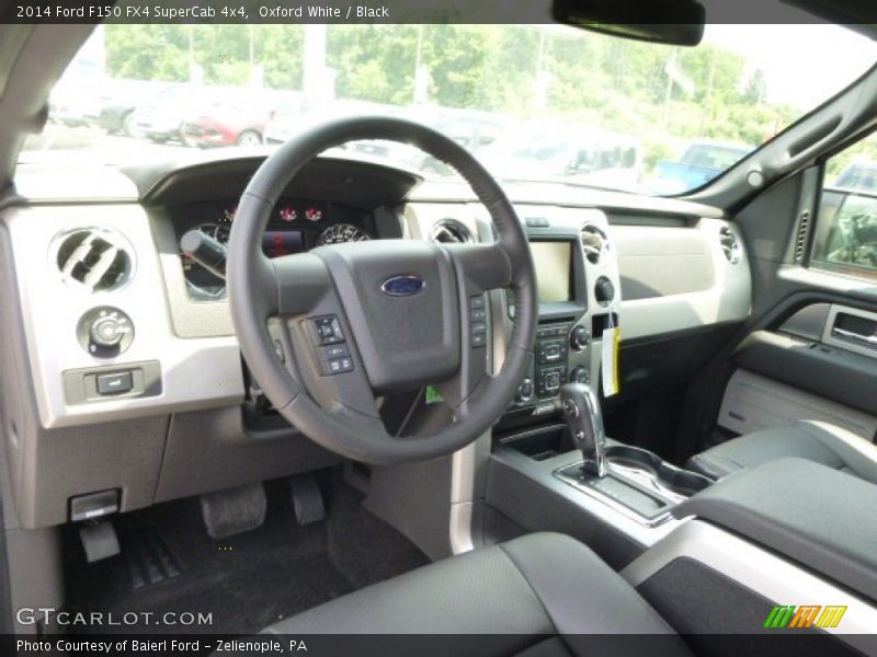 Oxford White / Black 2014 Ford F150 FX4 SuperCab 4x4