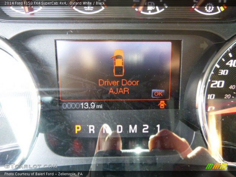 Oxford White / Black 2014 Ford F150 FX4 SuperCab 4x4