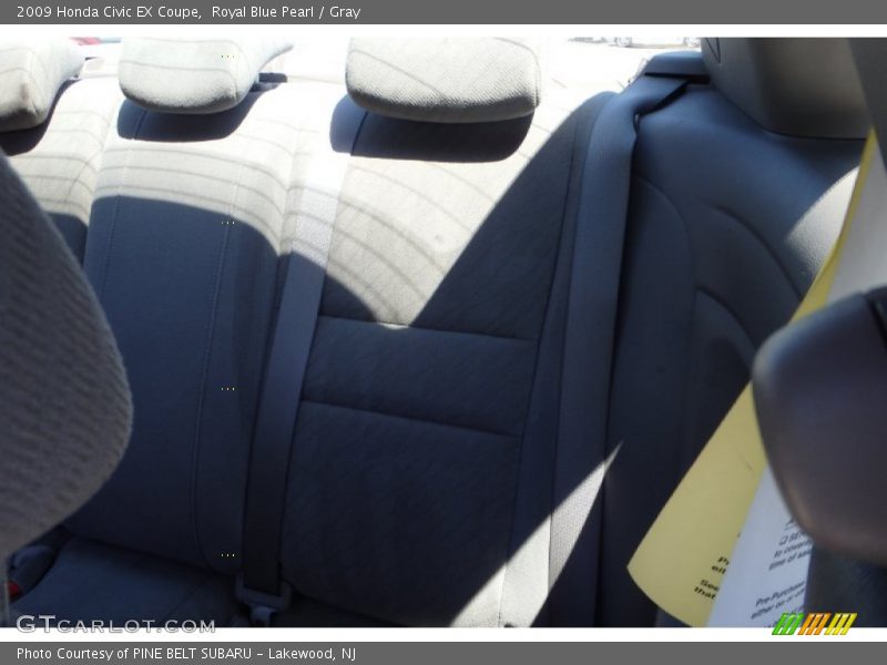 Royal Blue Pearl / Gray 2009 Honda Civic EX Coupe