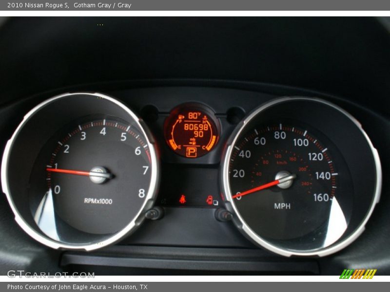 Gotham Gray / Gray 2010 Nissan Rogue S