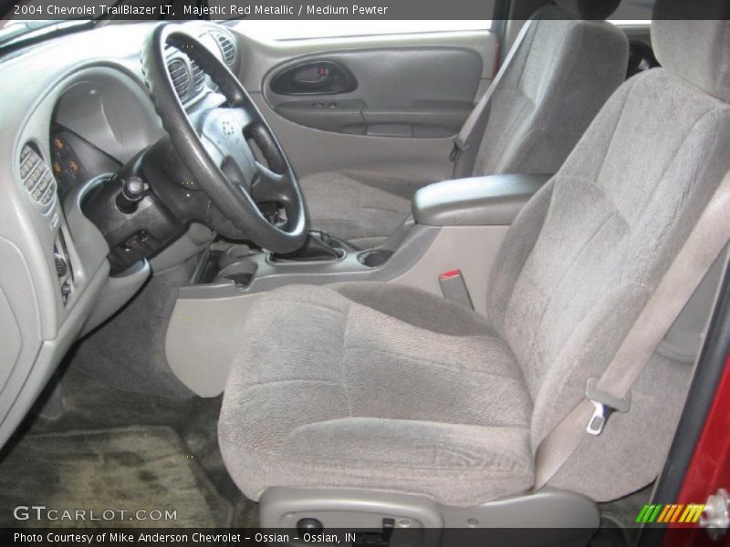Majestic Red Metallic / Medium Pewter 2004 Chevrolet TrailBlazer LT