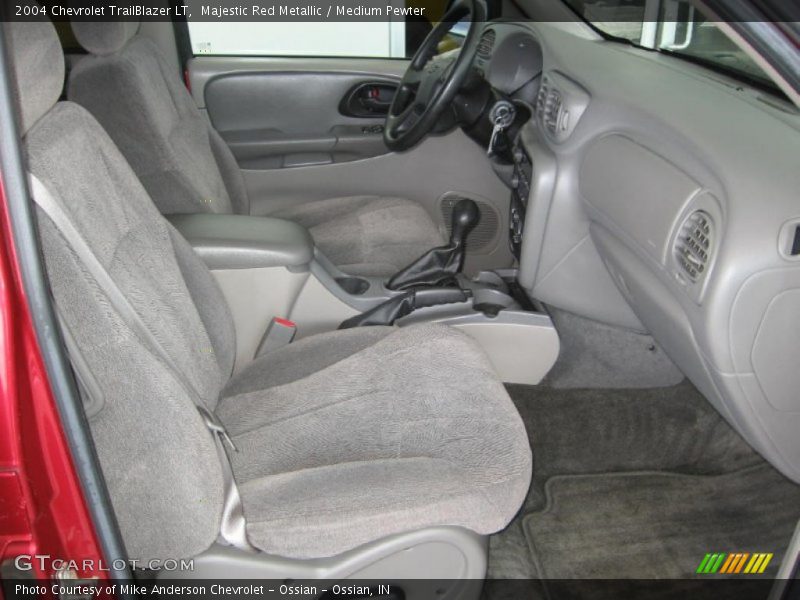 Majestic Red Metallic / Medium Pewter 2004 Chevrolet TrailBlazer LT