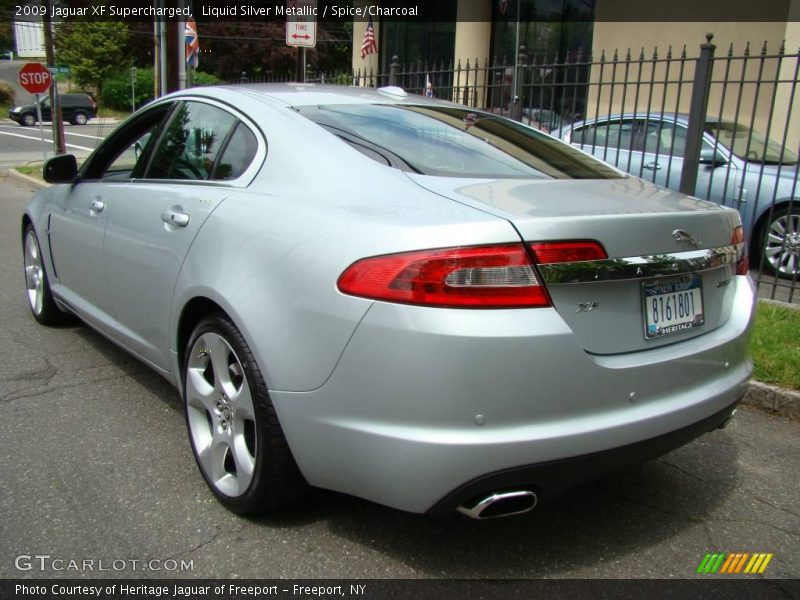 Liquid Silver Metallic / Spice/Charcoal 2009 Jaguar XF Supercharged