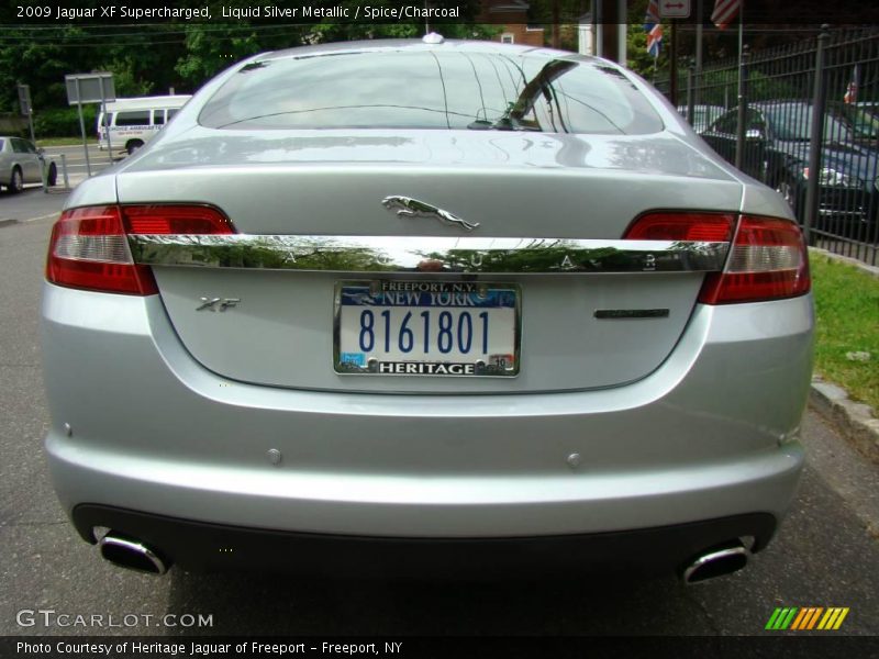 Liquid Silver Metallic / Spice/Charcoal 2009 Jaguar XF Supercharged