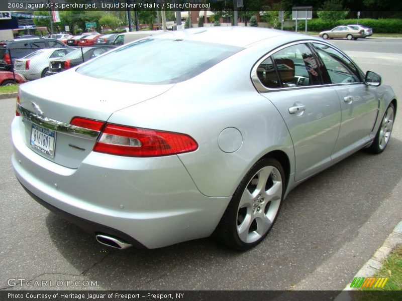 Liquid Silver Metallic / Spice/Charcoal 2009 Jaguar XF Supercharged