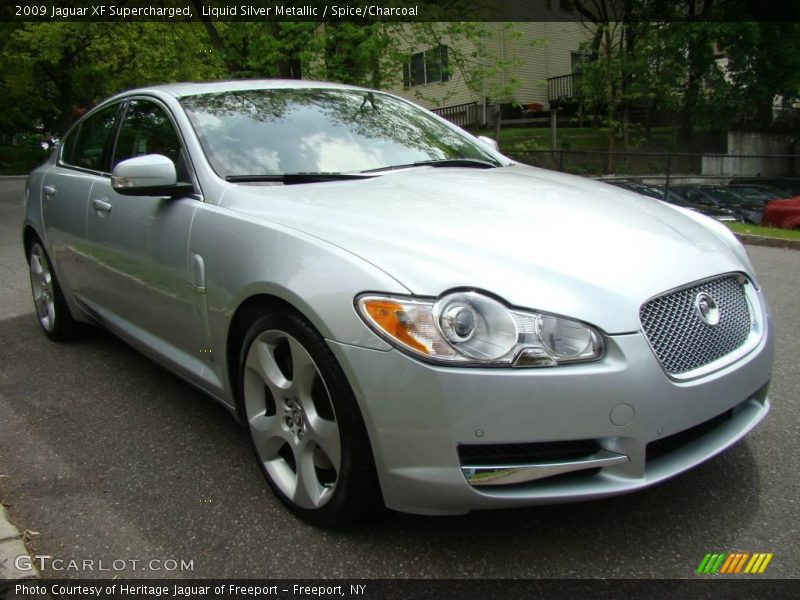 Liquid Silver Metallic / Spice/Charcoal 2009 Jaguar XF Supercharged