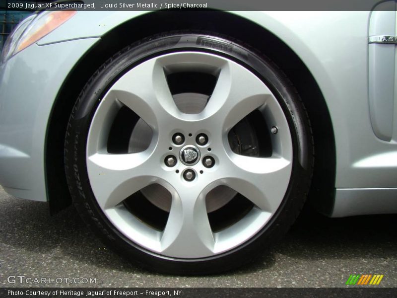 Liquid Silver Metallic / Spice/Charcoal 2009 Jaguar XF Supercharged
