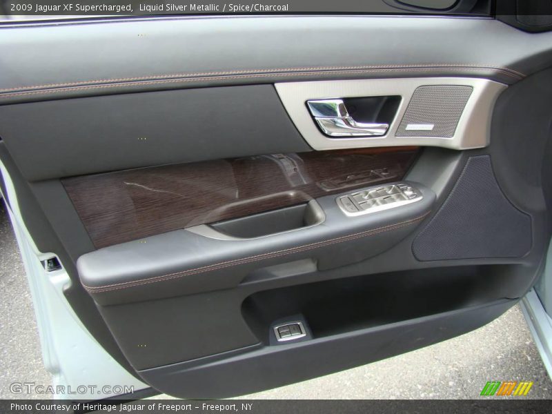 Liquid Silver Metallic / Spice/Charcoal 2009 Jaguar XF Supercharged