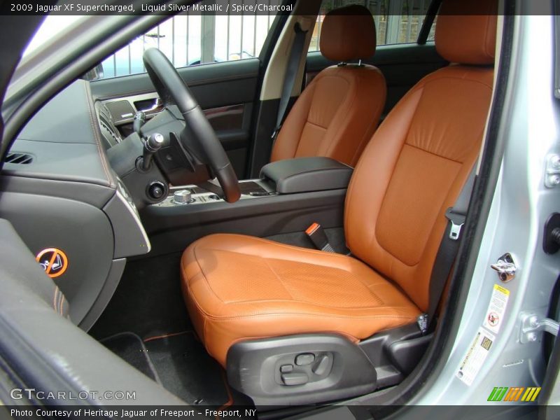 Liquid Silver Metallic / Spice/Charcoal 2009 Jaguar XF Supercharged
