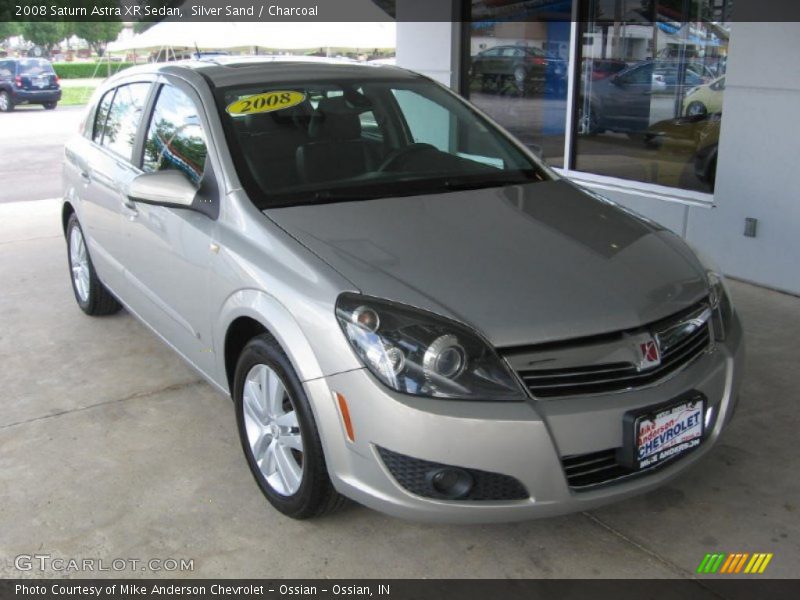 Silver Sand / Charcoal 2008 Saturn Astra XR Sedan