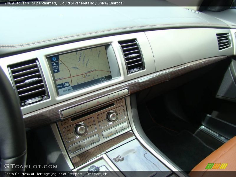 Liquid Silver Metallic / Spice/Charcoal 2009 Jaguar XF Supercharged