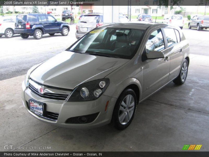 Silver Sand / Charcoal 2008 Saturn Astra XR Sedan