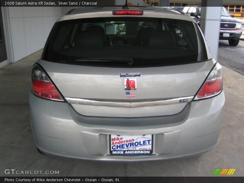 Silver Sand / Charcoal 2008 Saturn Astra XR Sedan