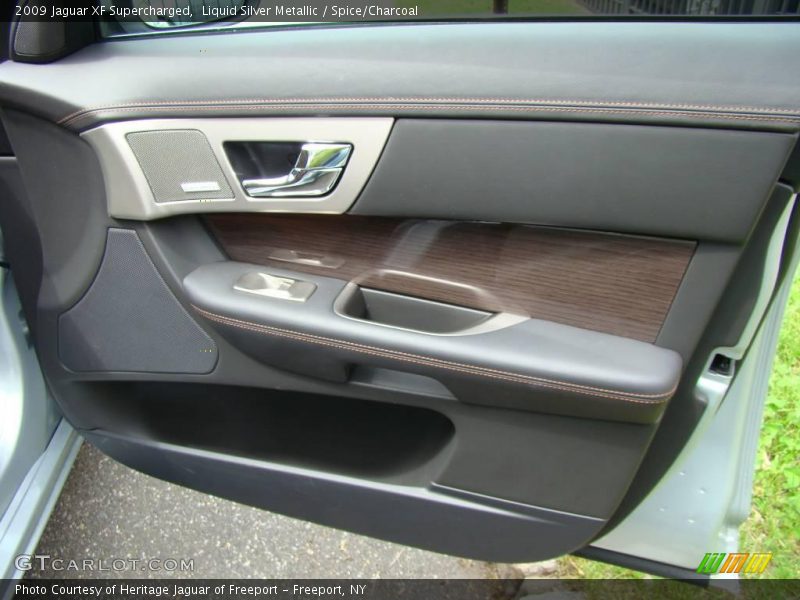 Liquid Silver Metallic / Spice/Charcoal 2009 Jaguar XF Supercharged