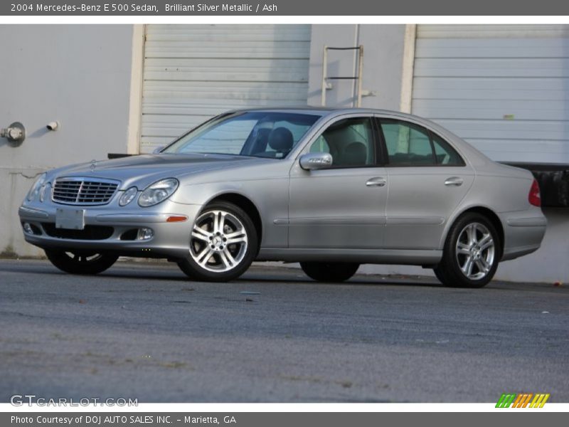 Brilliant Silver Metallic / Ash 2004 Mercedes-Benz E 500 Sedan