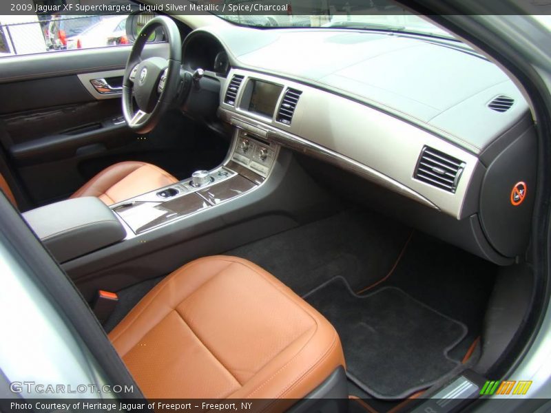 Liquid Silver Metallic / Spice/Charcoal 2009 Jaguar XF Supercharged