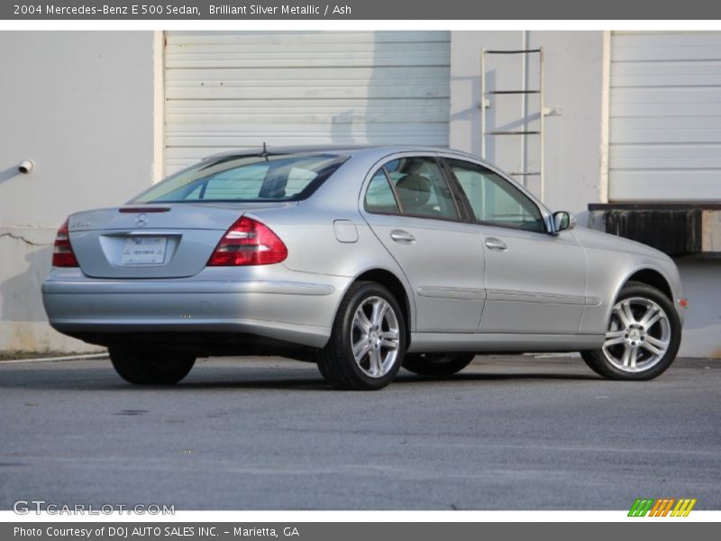 Brilliant Silver Metallic / Ash 2004 Mercedes-Benz E 500 Sedan