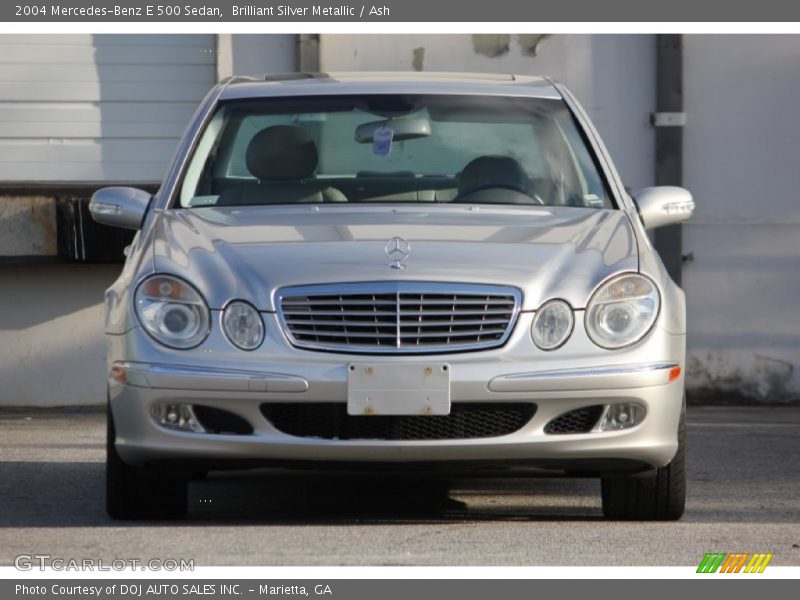 Brilliant Silver Metallic / Ash 2004 Mercedes-Benz E 500 Sedan