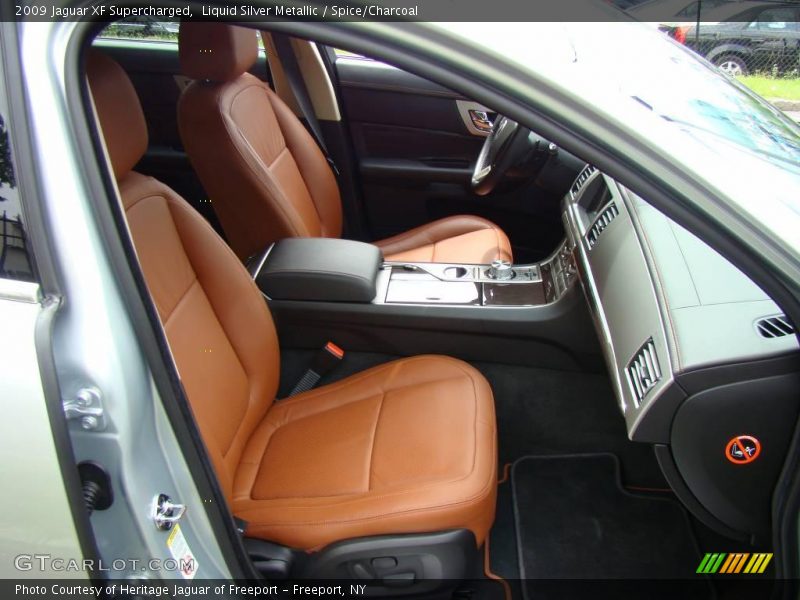 Liquid Silver Metallic / Spice/Charcoal 2009 Jaguar XF Supercharged