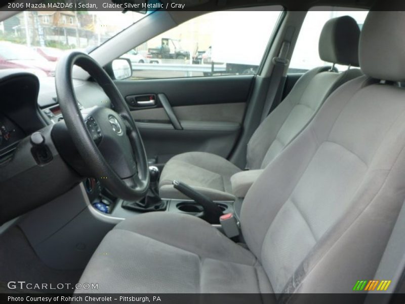 Glacier Silver Metallic / Gray 2006 Mazda MAZDA6 i Sedan