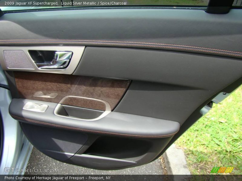 Liquid Silver Metallic / Spice/Charcoal 2009 Jaguar XF Supercharged