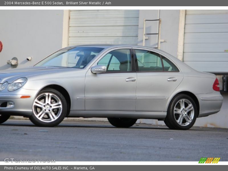 Brilliant Silver Metallic / Ash 2004 Mercedes-Benz E 500 Sedan