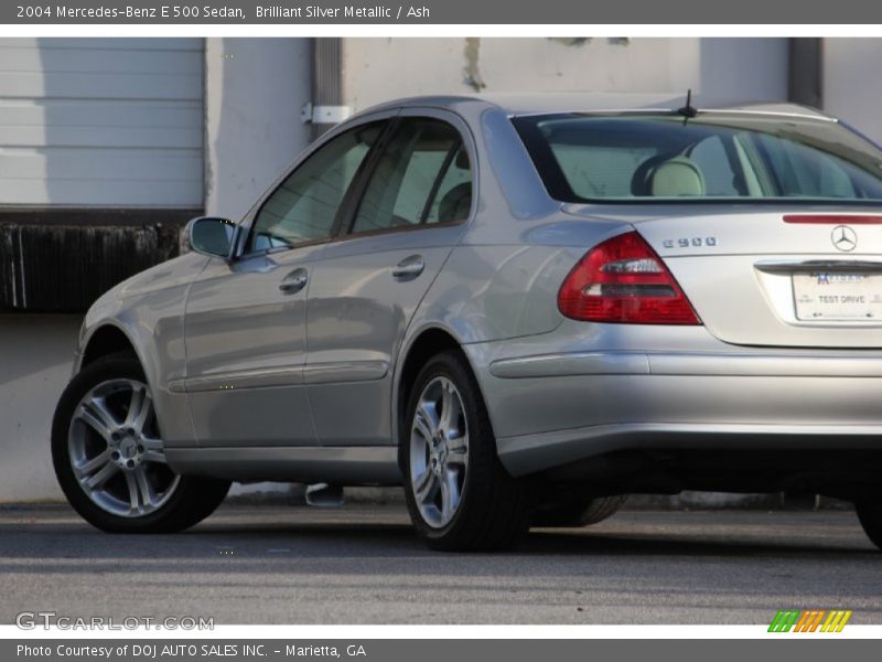 Brilliant Silver Metallic / Ash 2004 Mercedes-Benz E 500 Sedan