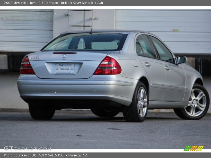 Brilliant Silver Metallic / Ash 2004 Mercedes-Benz E 500 Sedan