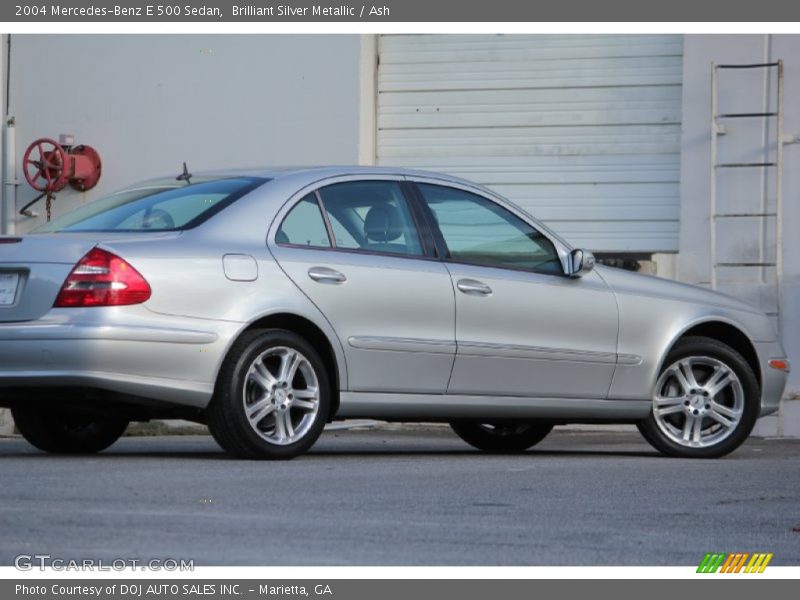 Brilliant Silver Metallic / Ash 2004 Mercedes-Benz E 500 Sedan